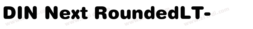 DIN Next RoundedLT字体转换